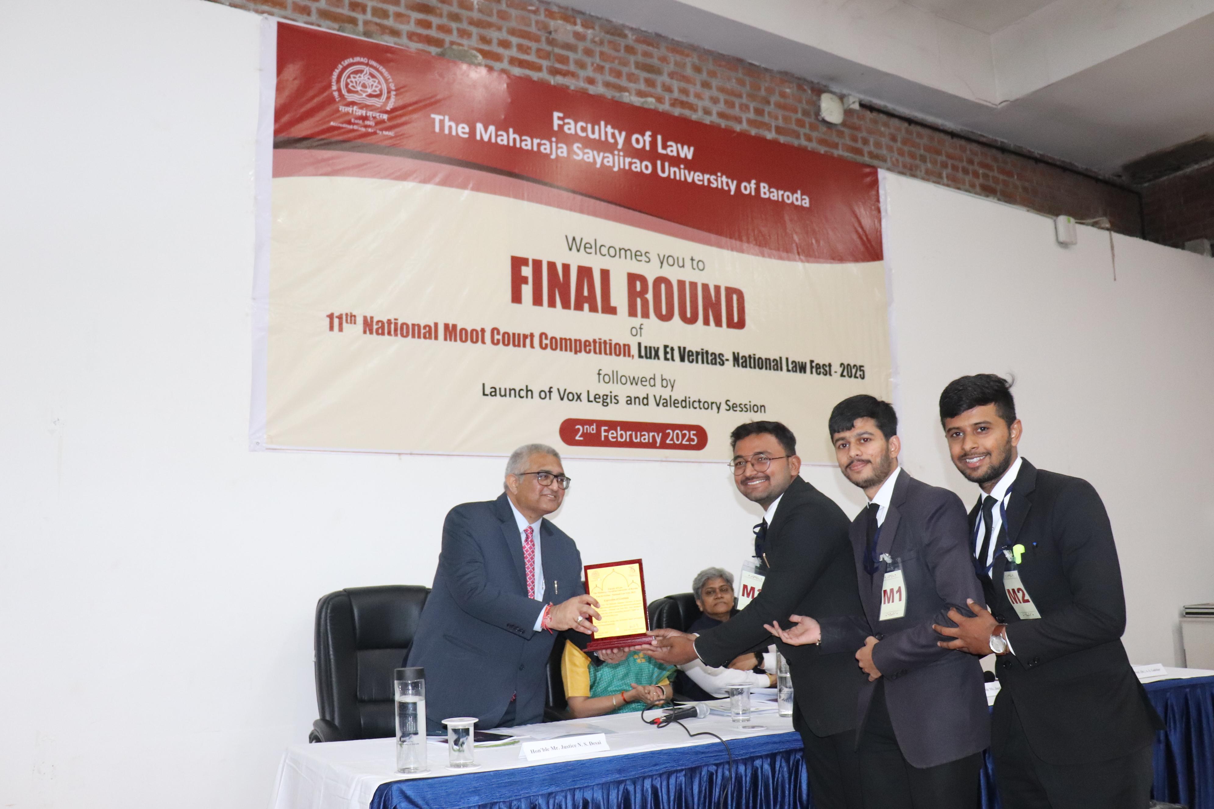 XI National Moot Court Competition—Lux Et Veritas, 2025